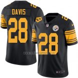 Camiseta NFL Legend Pittsburgh Steelers Davis Negro