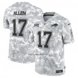 Camiseta NFL Limited Buffalo Bills Josh Allen 2024 Salute To Service Gris