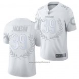 Camiseta NFL Limited Chicago Bears Eddie Jackson MVP Blanco