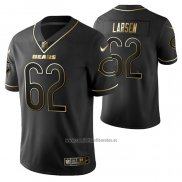 Camiseta NFL Limited Chicago Bears Ted Larsen Golden Edition Negro