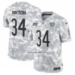 Camiseta NFL Limited Chicago Bears Walter Payton 2024 Salute To Service Retired Gris