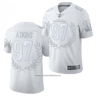 Camiseta NFL Limited Cincinnati Bengals Geno Atkins MVP Blanco