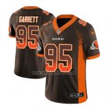 Camiseta NFL Limited Cleveland Browns Myles Garrett Marron 2018 Rush Drift Fashion