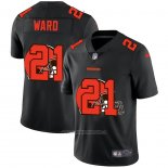 Camiseta NFL Limited Cleveland Browns Ward Logo Dual Overlap Negro