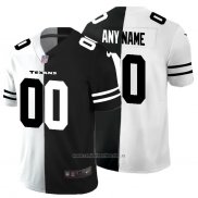 Camiseta NFL Limited Houston Texans Personalizada White Black Split