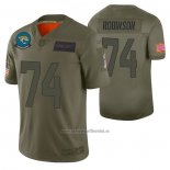 Camiseta NFL Limited Jacksonville Jaguars Cam Robinson 2019 Salute To Service Verde