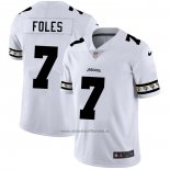 Camiseta NFL Limited Jacksonville Jaguars Foles Team Logo Fashion Blanco