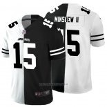 Camiseta NFL Limited Jacksonville Jaguars Minshew II White Black Split