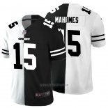 Camiseta NFL Limited Kansas City Chiefs Mahomes White Black Split