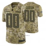 Camiseta NFL Limited Los Angeles Chargers Personalizada Salute To Service Verde