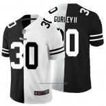 Camiseta NFL Limited Los Angeles Rams Gurley II Black White Split