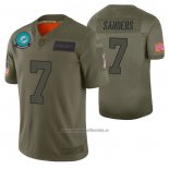 Camiseta NFL Limited Miami Dolphins Jason Sanders 2019 Salute To Service Verde