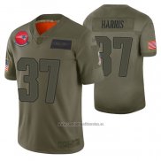 Camiseta NFL Limited New England Patriots Damien Harris 2019 Salute To Service Verde