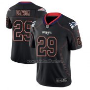 Camiseta NFL Limited New England Patriots Duke Dawson Negro Color Rush 2018 Lights Out