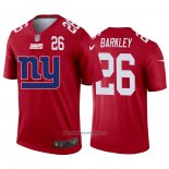 Camiseta NFL Limited New York Giants Barkley Big Logo Number Rojo