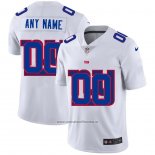 Camiseta NFL Limited New York Giants Personalizada Logo Dual Overlap Blanco