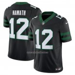 Camiseta NFL Limited New York Jets Joe Namath Alterno Vapor F.U.S.E. Legacy Negro