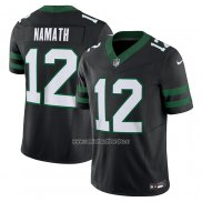 Camiseta NFL Limited New York Jets Joe Namath Alterno Vapor F.U.S.E. Legacy Negro