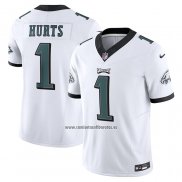 Camiseta NFL Limited Philadelphia Eagles Jalen Hurts Vapor F.U.S.E. Blanco