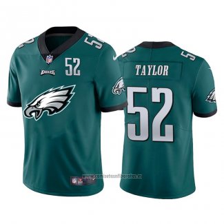 Camiseta NFL Limited Philadelphia Eagles Taylor Big Logo Number Verde