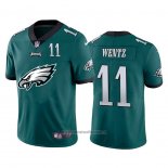Camiseta NFL Limited Philadelphia Eagles Wentz Big Logo Number Verde