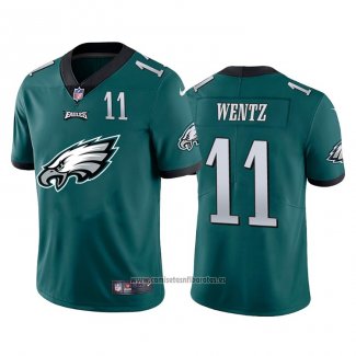 Camiseta NFL Limited Philadelphia Eagles Wentz Big Logo Number Verde