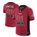 Camiseta NFL Limited San Francisco 49ers Arik Armstead Rojo 2018 Rush Drift Fashion