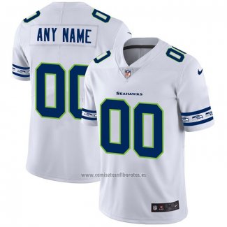 Camiseta NFL Limited Seattle Seahawks Personalizada Team Logo Fashion Blanco