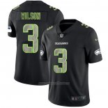 Camiseta NFL Limited Seattle Seahawks Wilson Black Impact