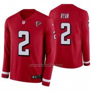 Camiseta NFL Therma Manga Larga Atlanta Falcons Matt Ryan Rojo