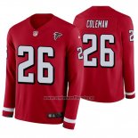 Camiseta NFL Therma Manga Larga Atlanta Falcons Tevin Coleman Rojo