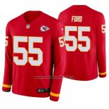 Camiseta NFL Therma Manga Larga Kansas City Chiefs Dee Ford Rojo