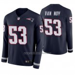 Camiseta NFL Therma Manga Larga New England Patriots Kyle Van Noy Azul