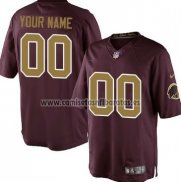 Camiseta NFL Washington Commanders Personalizada Rojo Amarillo