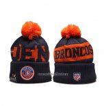 Gorro Beanie Denver Broncos Gris Naranja