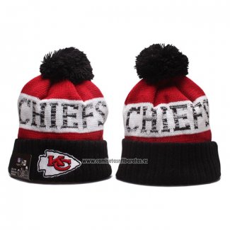 Gorro Beanie Kansas City Chiefs Marron Blanco Rojo