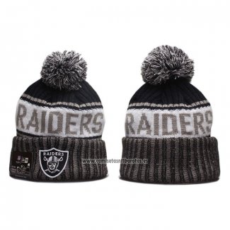 Gorro Beanie Las Vegas Raiders Marron Gris Blanco