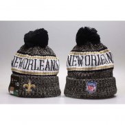 Gorro Beanie New Orleans Saints Negro Amarillo