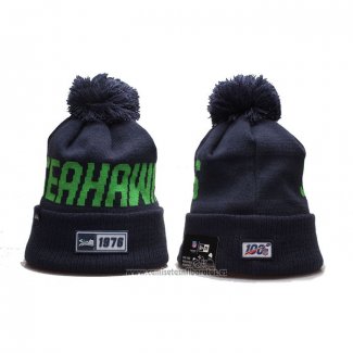 Gorro Beanie Seattle Seahawks 100th Azul