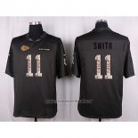 Camiseta NFL Anthracite Kansas City Chiefs Smith 2016 Salute To Service