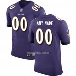 Camiseta NFL Elite Baltimore Ravens Personalizada Vapor Untouchable Violeta