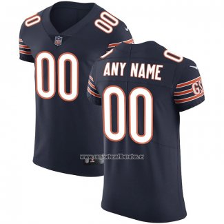 Camiseta NFL Elite Chicago Bears Personalizada Vapor Untouchable Azul