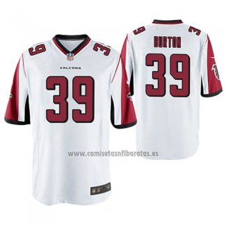 Camiseta NFL Game Atlanta Falcons Deante Burton Blanco