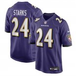 Camiseta NFL Game Baltimore Ravens Malaki Starks 2025 Violeta