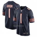 Camiseta NFL Game Chicago Bears Number 1 Groom Azul