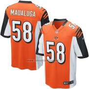 Camiseta NFL Game Cincinnati Bengals Maualuga Naranja