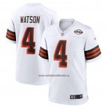 Camiseta NFL Game Cleveland Browns Deshaun Watson Alterno Blanco