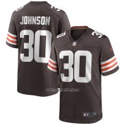 Camiseta NFL Game Cleveland Browns Ernest Johnson Marron