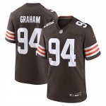 Camiseta NFL Game Cleveland Browns Mason Graham 2025 Marron