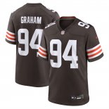 Camiseta NFL Game Cleveland Browns Mason Graham 2025 Marron